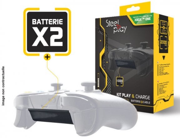 STEELPLAY Play & Charge Twin Batteries + Cable Xbox One