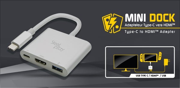 Steelplay Mini Dock USB-C/HDMI Adapteri