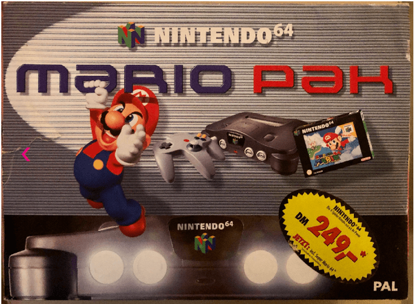 Nintendo 64 Mario Pak (k&auml;ytetty) CIB