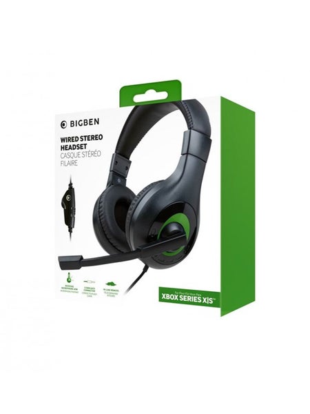 BigBen Wired Stereo Headset Musta Xbox