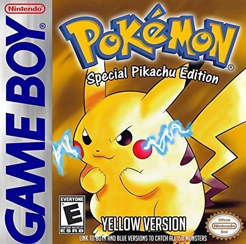 Pokemon Yellow Game Boy (k&auml;ytetty)