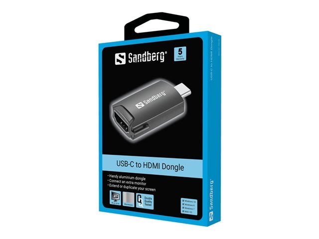 SANDBERG USB-C to HDMI 4K 30Hz Dongle
